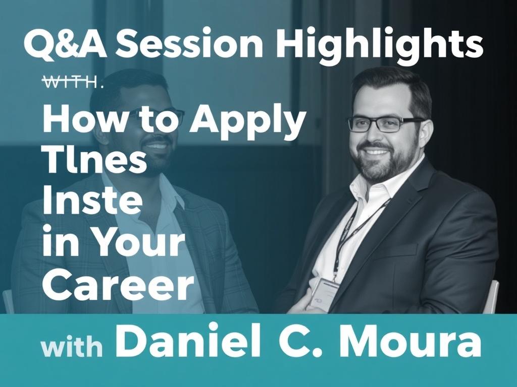     Q&A Session Highlights with Daniel C. Moura. How to Apply These Insights in Your Own Career